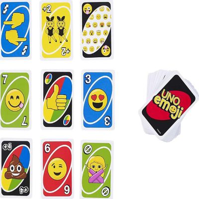 UNO Emojis Edition Card Game for 2-10 Players, Age 7 Years and Older Image 2