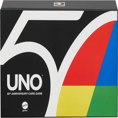 UNO Premium 50th Anniversary Edition Matching Card Game Image 1