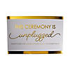 Unplugged Wedding Tabletop Sign with Easel Image 1
