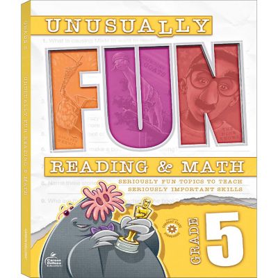 Unusually Fun Reading & Math Workbook, Grade 5 Image 1