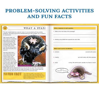 Unusually Fun Reading &amp; Math Workbook, Grade 5 Image 3