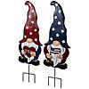 USA Patriotic Gnome Outdoor Garden Stakes - 27.5" - Set of 2 Image 2