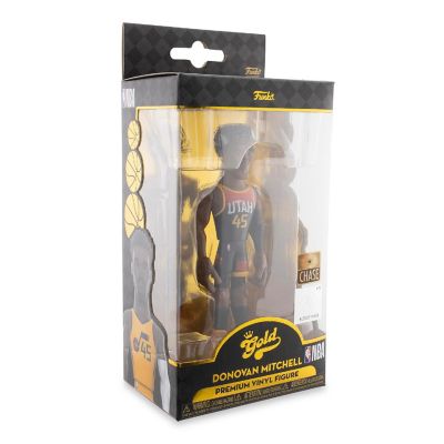 Utah Jazz NBA Funko Gold 5 Inch Vinyl Figure  Donovan Mitchell CHASE Image 1