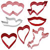 Valentine 10 Piece Cookie Cutter Set Image 3