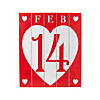 Valentine 14 Sign with Easel Image 1