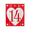 Valentine 14 Sign with Easel Image 1