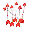 Valentine Arrow Pencils with Eraser Toppers - 24 Pc. Image 1