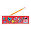 Valentine Bookband Pencil Cases - 3 Pc. Image 1