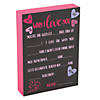 Valentine Chalkboard Tabletop Sign Image 1