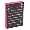 Valentine Chalkboard Tabletop Sign Image 1
