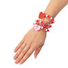 Valentine Charm Beaded Bracelet Craft Kit - Makes 12 Image 2