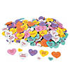 Valentine Conversation Self-Adhesive Foam Heart Stickers - 500 Pc. Image 1