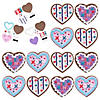 Valentine Cookie Magnet Foam Craft Kit - Makes 12 Image 1