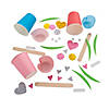 Valentine Cupcake Flower Craft Kit - Makes 12 Image 1