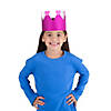 Valentine Glitter Crowns &amp;#8211; 24 Pc. Image 1
