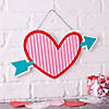 Valentine Heart with Arrow Door Sign Image 1