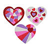 Valentine Hearts Sand Art Craft Kit - Makes 12 Image 1