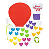 Valentine Hot Air Balloon Sign Craft Kit - Makes 12 Image 1