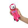 Valentine Long Arm Stuffed Sloths - 12 Pc. Image 1