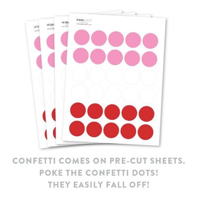 Valentine Pink White Red, 180-Pack Image 1