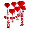 Valentine Red Hearts Decorating Kit - 9 Pc. Image 1