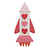 Valentine Rocket Ship Magnet Craft Kit - Makes 12 Image 1
