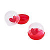 Valentine&#8217;s Day BPA-Free Plastic Capsules - 12 Pc. Image 1