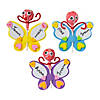 Valentine&#8217;s Day Butterfly Lollipop Craft Kit - Makes 12 Image 1