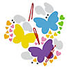 Valentine&#8217;s Day Butterfly Lollipop Craft Kit - Makes 12 Image 1