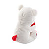 Valentine&#8217;s Day Heart Corduroy Stuffed Bears - 12 Pc. Image 1