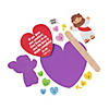 Valentine&#8217;s Day Jesus Pop-Up Craft Kit - Makes 12 Image 1