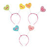 Valentine&#8217;s Day Party Religious Conversation Hearts Head Boppers - 12 Pc. Image 1