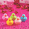 Valentine&#8217;s Day Rubber Ducks - 12 Pc. Image 1