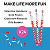 Valentine&#8217;s Day Stacking Point Pencils - 24 Pc. Image 1