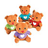 Valentine&#8217;s Day T-Shirt Stuffed Bears - 12 Pc. Image 1