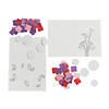 Valentine&#8217;s Day Tissue Paper Rose Card Craft Kit - Makes 12 Image 1