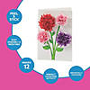 Valentine&#8217;s Day Tissue Paper Rose Card Craft Kit - Makes 12 Image 3