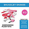 Valentine Stuffed Snakes - 12 Pc. Image 2