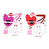 Valentine Western Heart Chomper Clothespin Craft Kit - Makes 12 Image 1