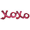 Valentine XOXO 38" x 10" Mylar Balloon Photo Prop Image 1