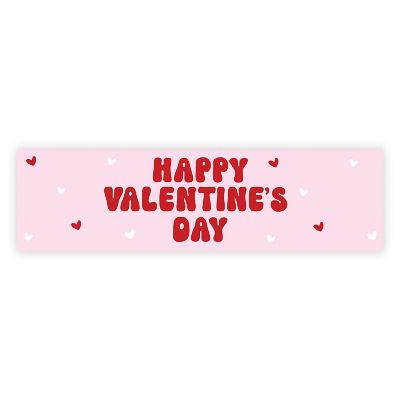 Valentine's Day Banner Retro Red Pink Image 3