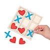 Valentine's Day Wooden Tic-Tac-Toe Game Image 1