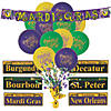 Value Mardi Gras Party Decorating Kit - 33 Pc. Image 1