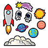 Value Outer Space Trunk-or-Treat Cardstock Decorating Kit &amp;#8211; 9 Pc.  Image 1