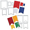 Value Pennant Cutting Die Assortment - 9 Pc. Image 1