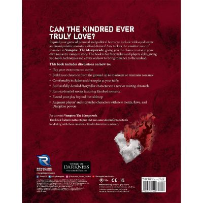 Vampire: The Masquerade 5Th Edition Rpg - Blood-Stained Love Sourcebook Image 1