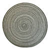 Variegated Black Round Polypropylene Woven Placemat (Set Of 6) Image 1