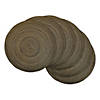 Variegated Brown Round Polypropylene Woven Placemat (Set Of 6) Image 1