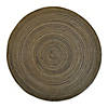 Variegated Brown Round Polypropylene Woven Placemat (Set Of 6) Image 2