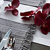 Variegated Gray Fringe Placemat (Set Of 6) Image 2